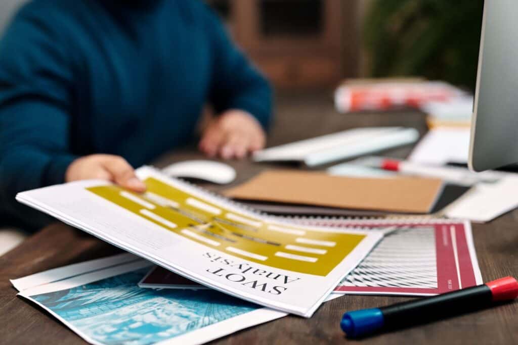 A person doing SWOT analysis. | Tsunami Reach